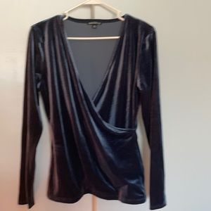J crew velour blouse